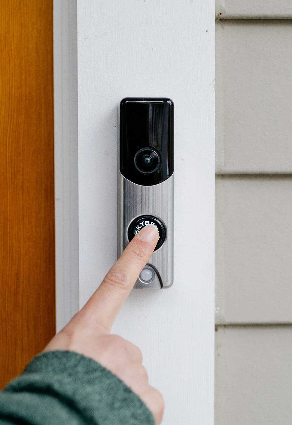 mounted doorbell camera
