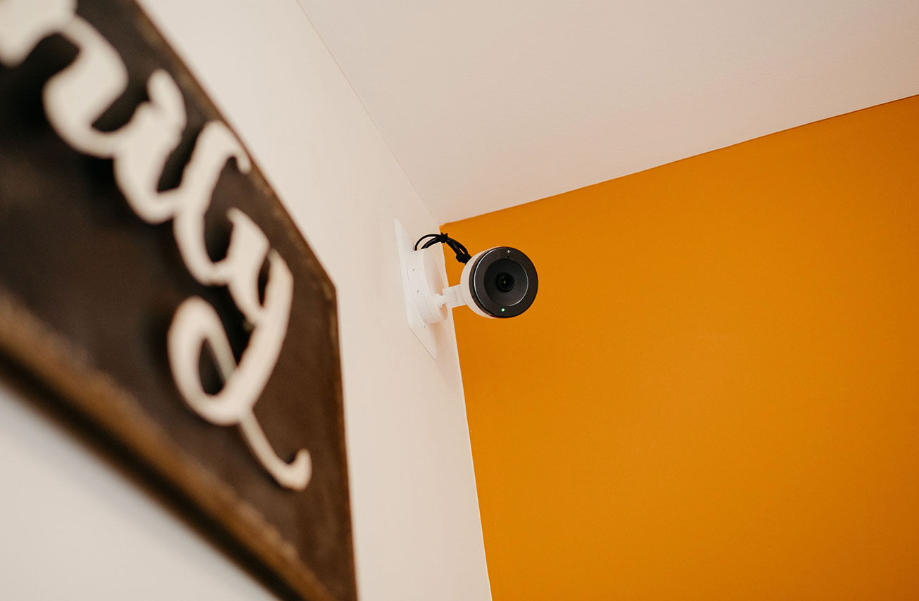 mounted indoor camera