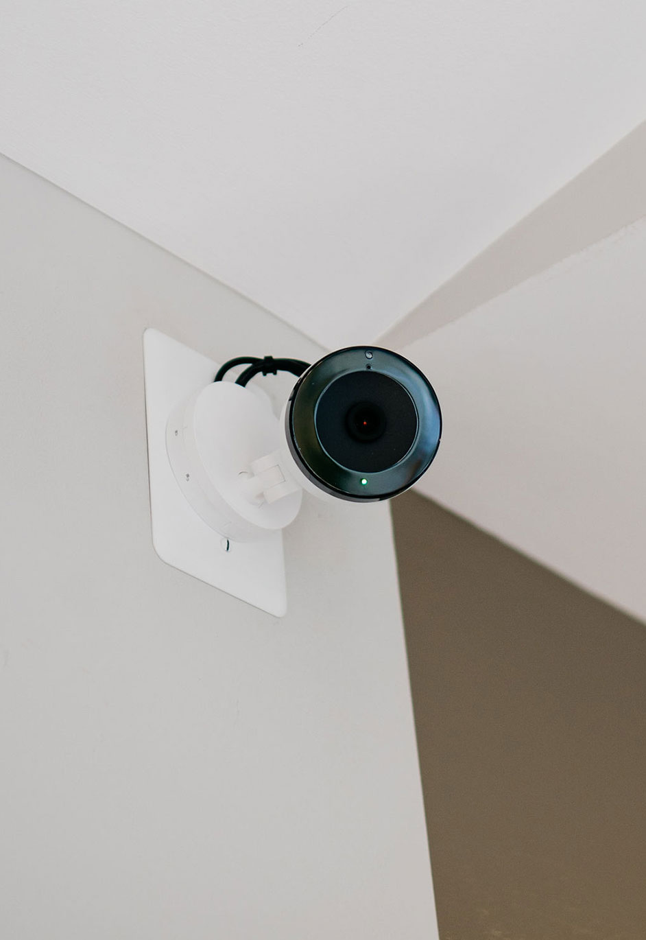 Indoor Security Camera in Corner of Room