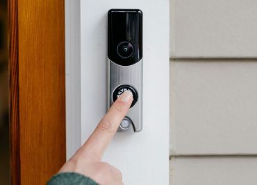 Mounted doorbell camera